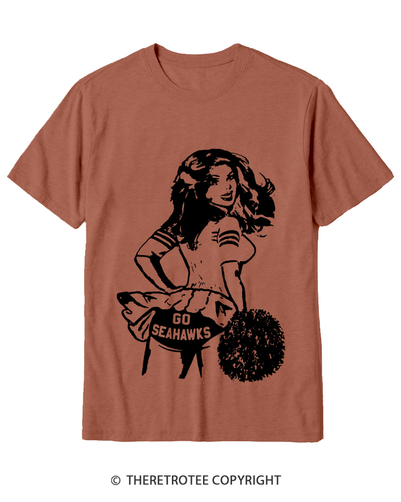 TheRetroTee Go Sea Team 1980s Cotton T-Shirt