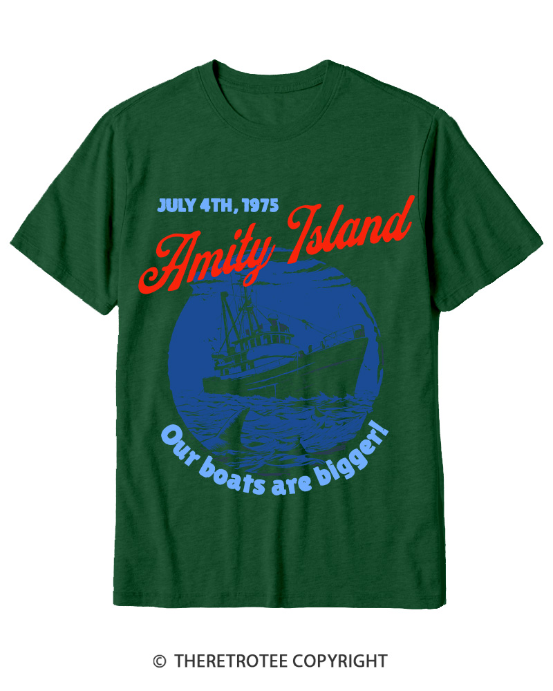 TheRetroTee Seaside Harbor 1970s Cotton T-Shirt