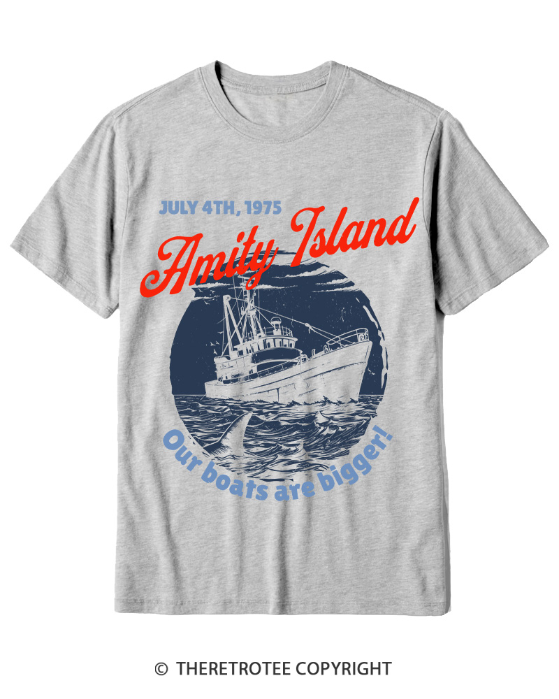 TheRetroTee Seaside Harbor 1970s Cotton T-Shirt