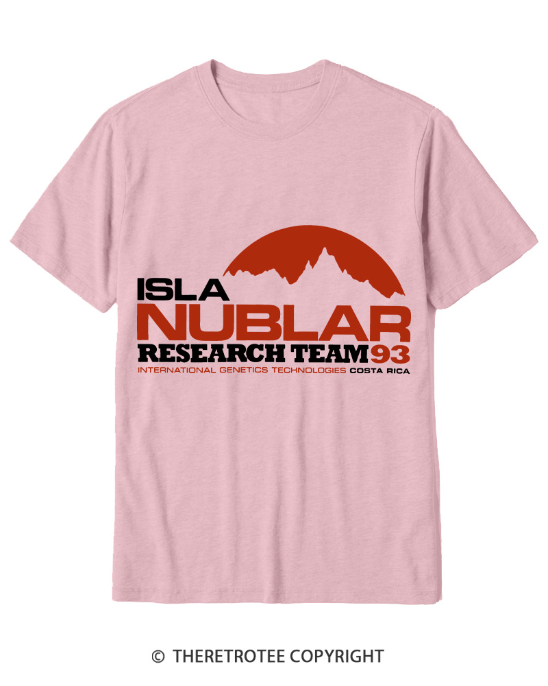 TheRetroTee ISLA Nublar Research Team 1990s Cotton T-Shirt