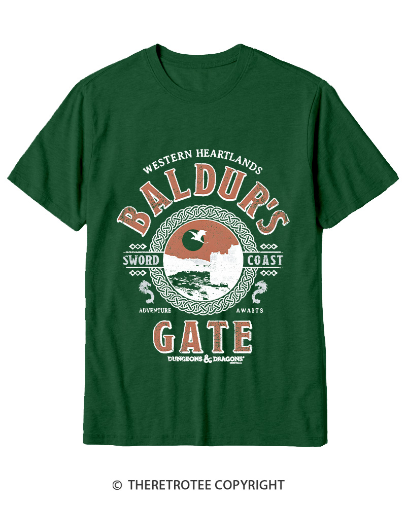 TheRetroTee Baldur's Gate Cotton T-Shirt
