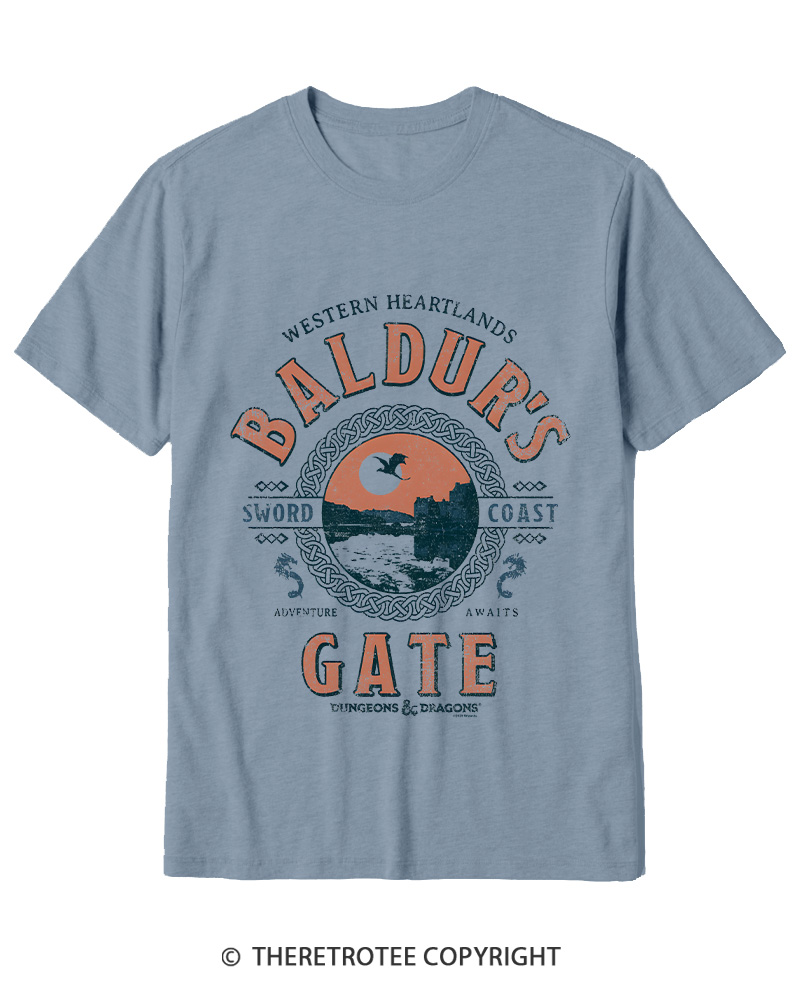 TheRetroTee Baldur's Gate Cotton T-Shirt