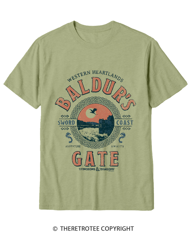 TheRetroTee Baldur's Gate Cotton T-Shirt