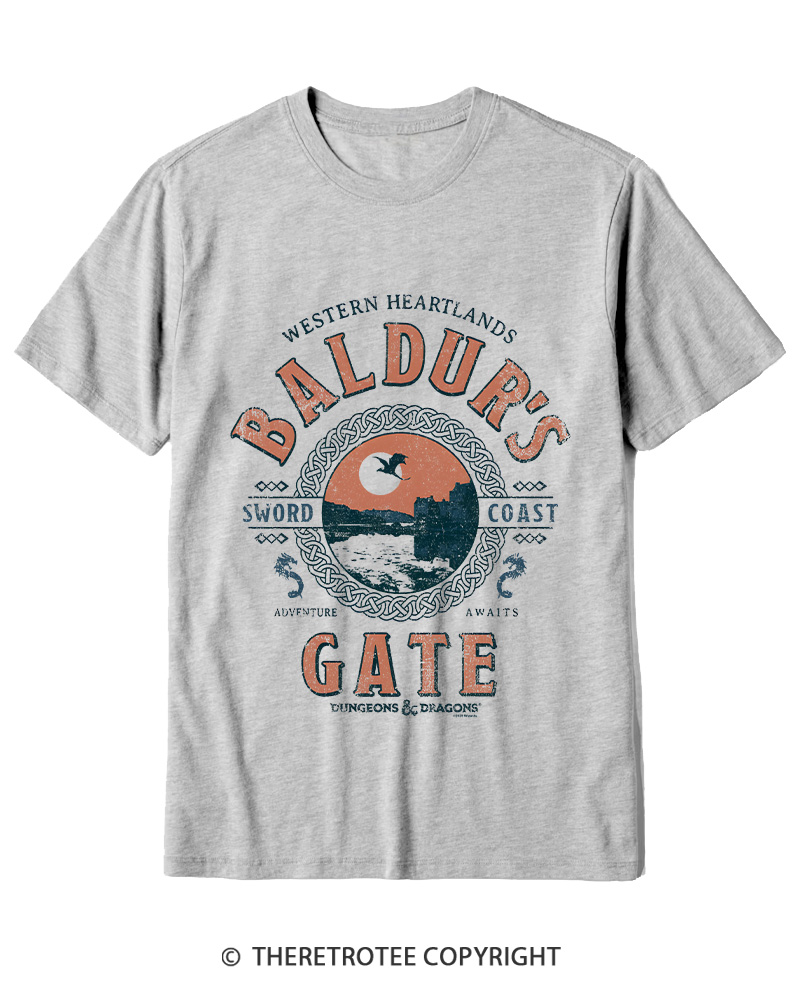 TheRetroTee Baldur's Gate Cotton T-Shirt