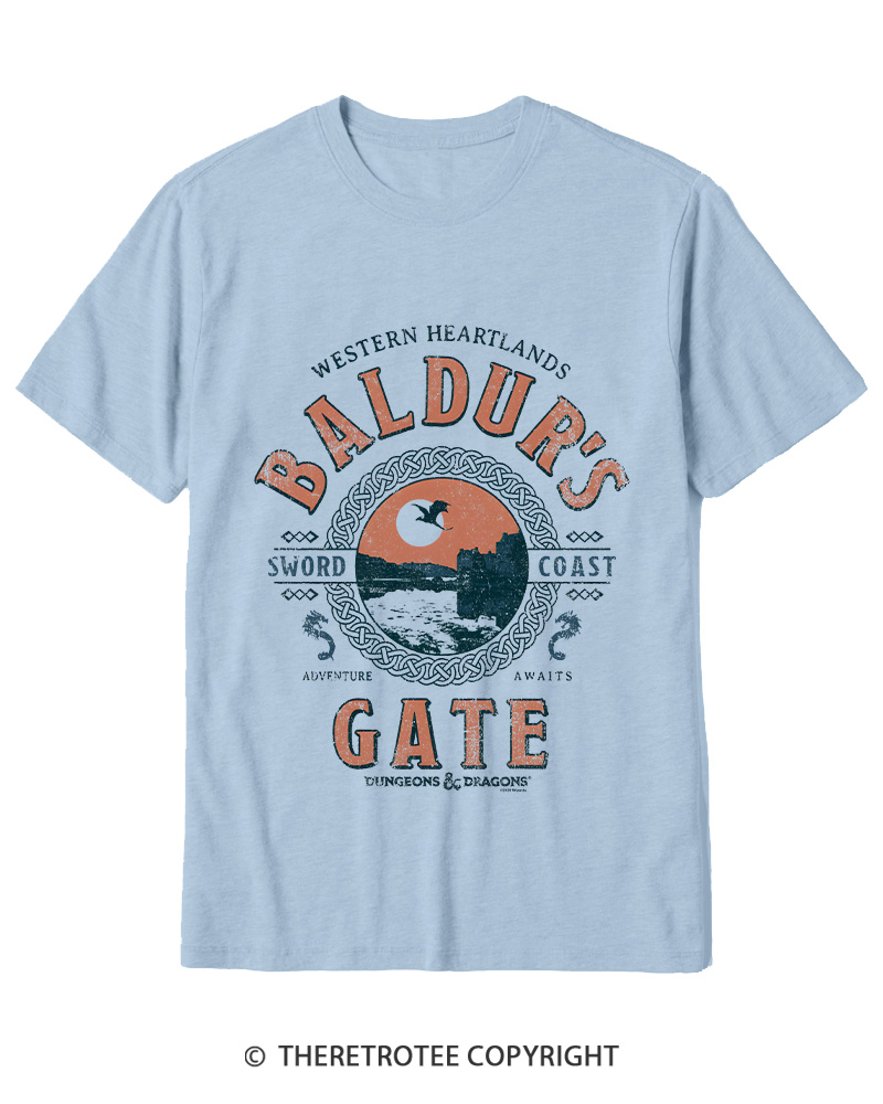 TheRetroTee Baldur's Gate Cotton T-Shirt