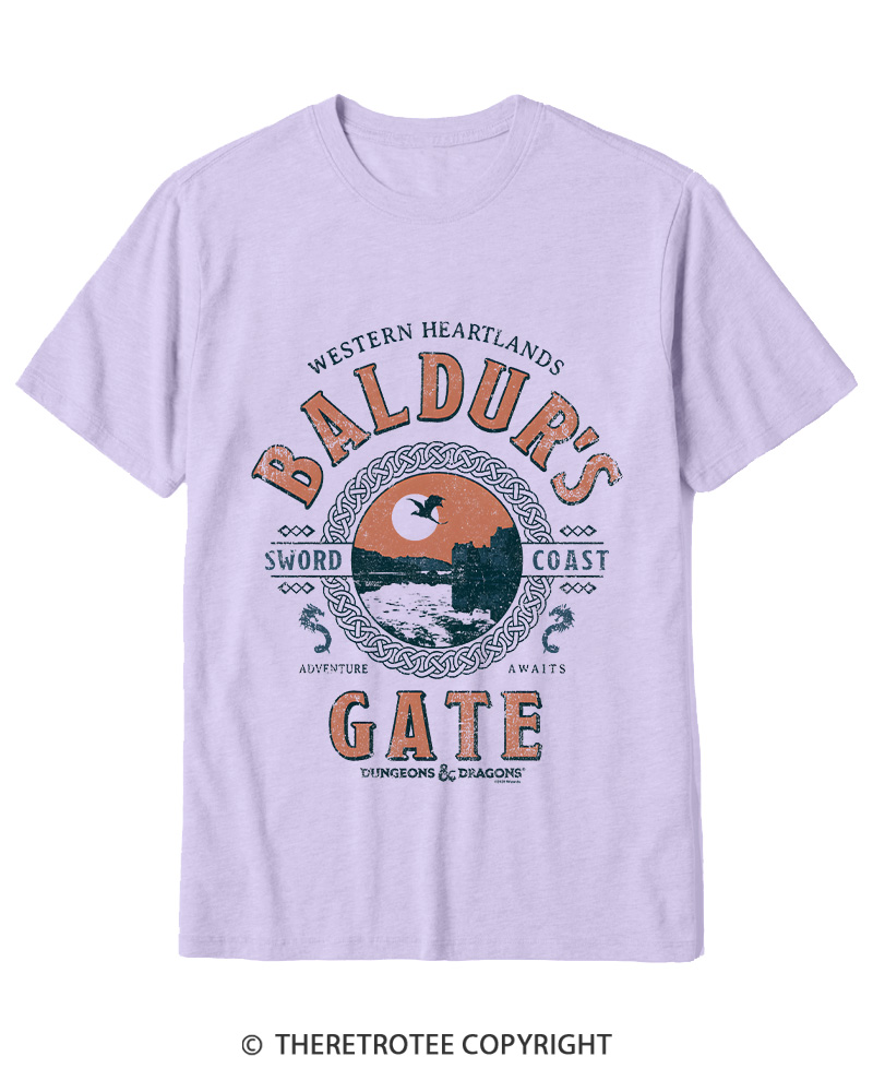 TheRetroTee Baldur's Gate Cotton T-Shirt