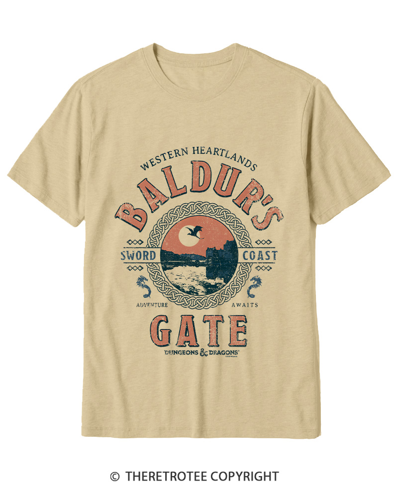 TheRetroTee Baldur's Gate Cotton T-Shirt