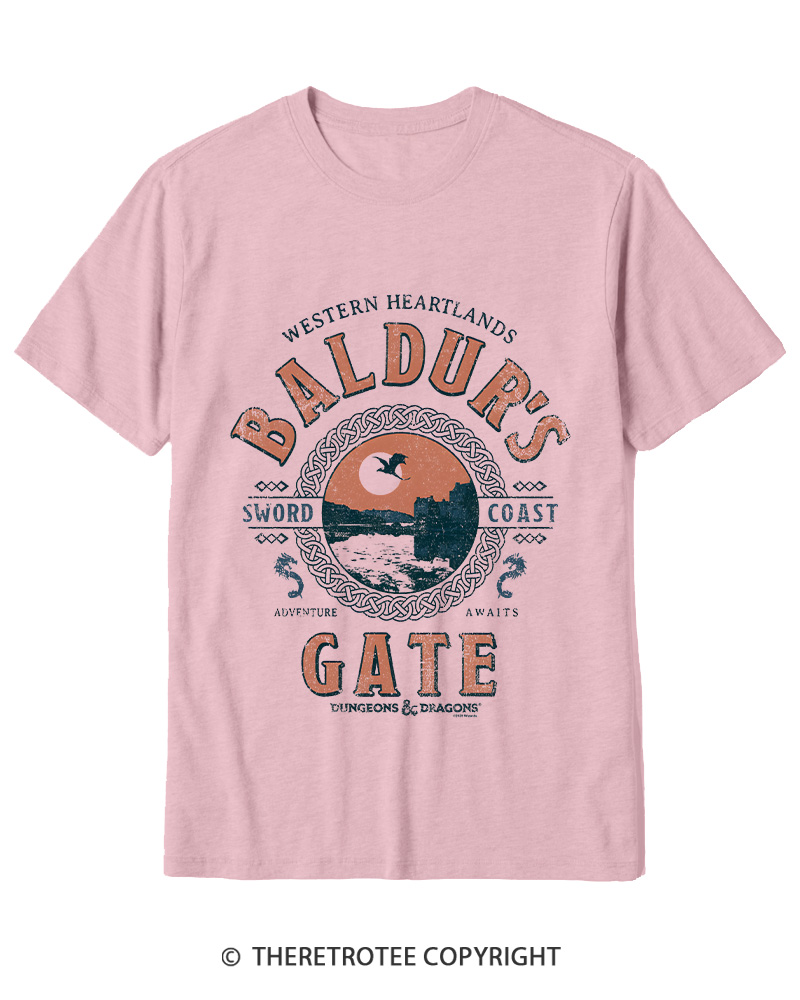 TheRetroTee Baldur's Gate Cotton T-Shirt