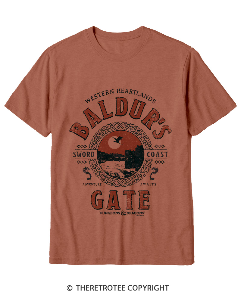 TheRetroTee Baldur's Gate Cotton T-Shirt