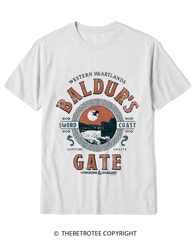 TheRetroTee Baldur's Gate Cotton T-Shirt