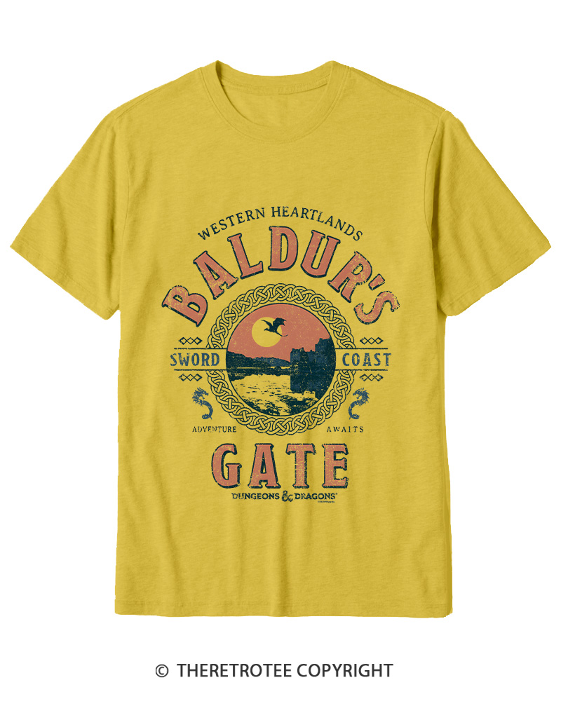 TheRetroTee Baldur's Gate Cotton T-Shirt