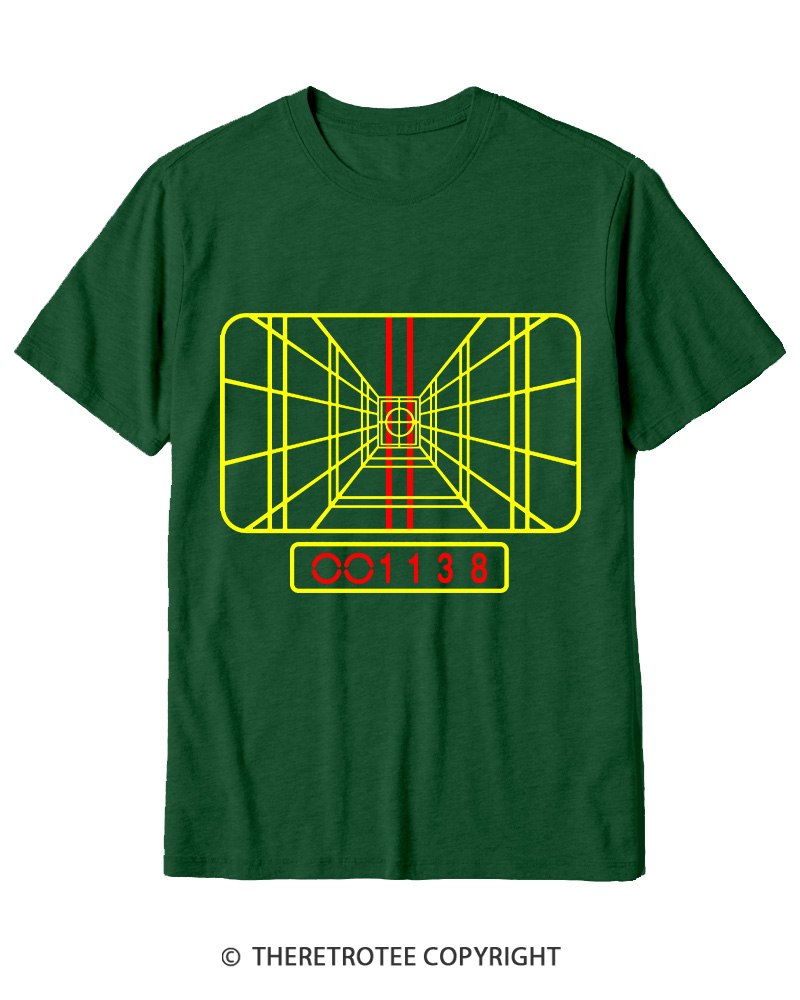 TheRetroTee Stay On Target 1980s Cotton T-Shirt