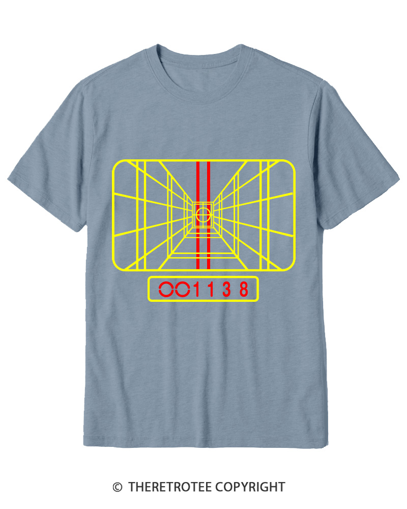 TheRetroTee Stay On Target 1980s Cotton T-Shirt