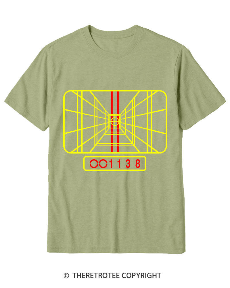 TheRetroTee Stay On Target 1980s Cotton T-Shirt