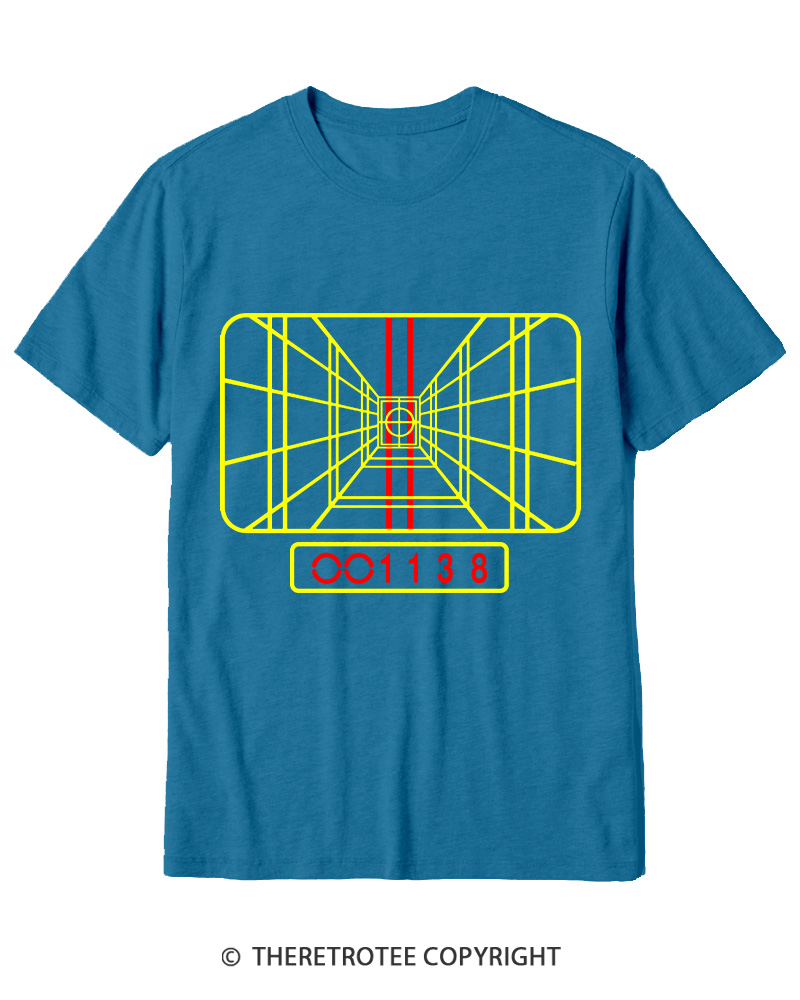 TheRetroTee Stay On Target 1980s Cotton T-Shirt