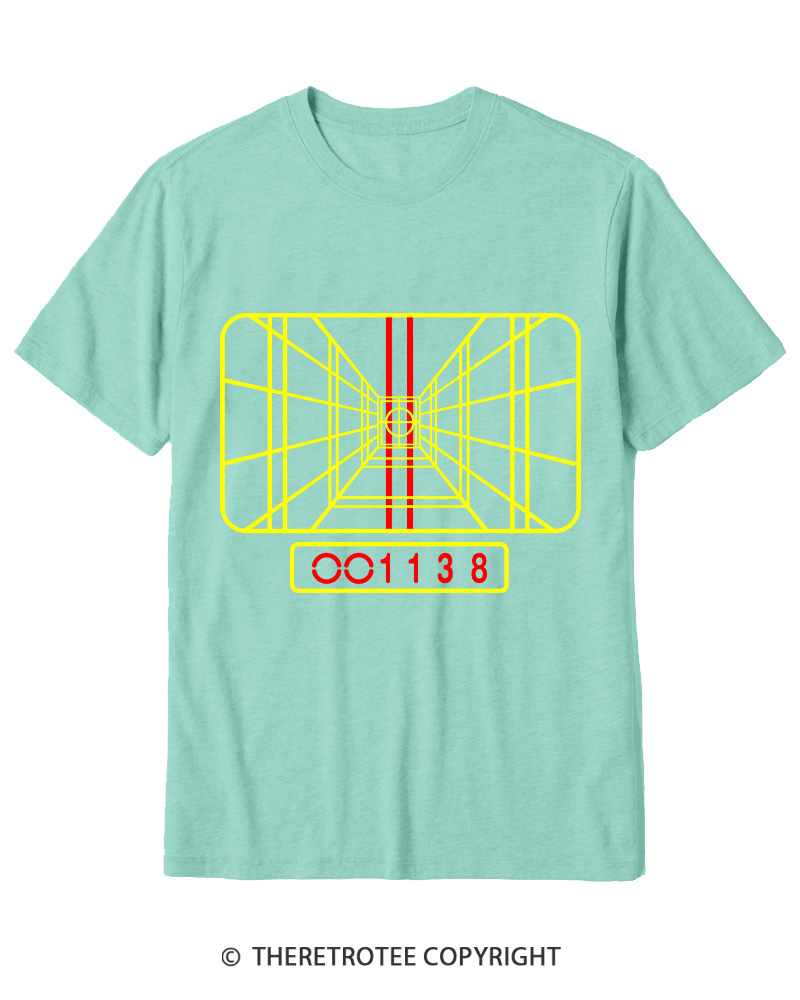 TheRetroTee Stay On Target 1980s Cotton T-Shirt