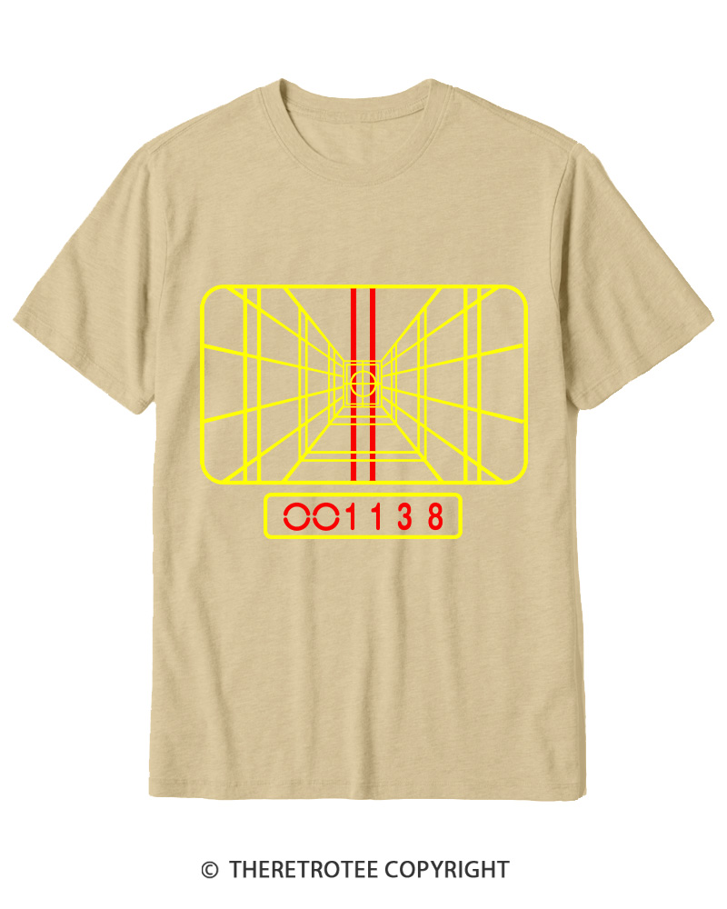 TheRetroTee Stay On Target 1980s Cotton T-Shirt