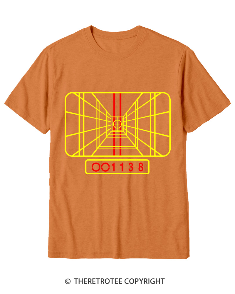 TheRetroTee Stay On Target 1980s Cotton T-Shirt