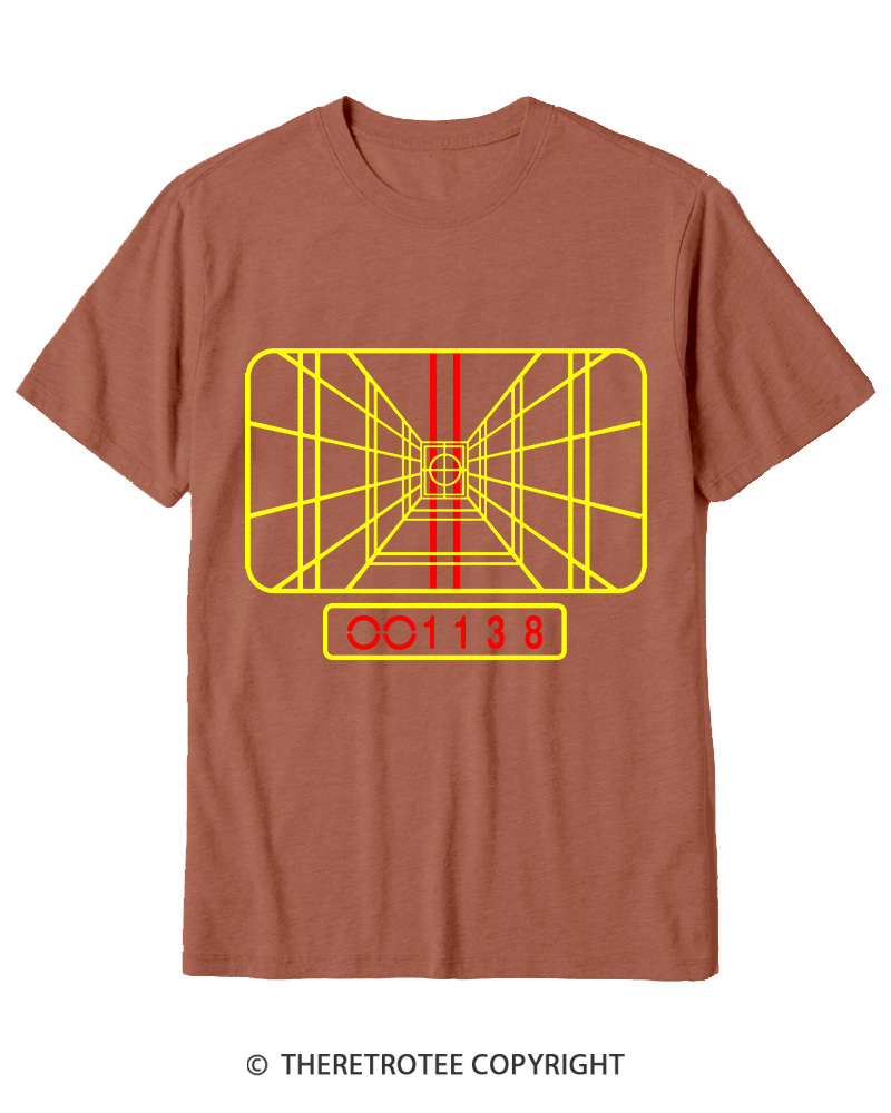 TheRetroTee Stay On Target 1980s Cotton T-Shirt