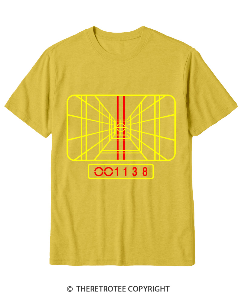 TheRetroTee Stay On Target 1980s Cotton T-Shirt