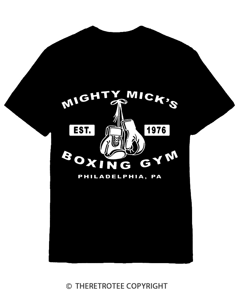 TheRetroTee Boxing Gym 1970s Cotton T-Shirt