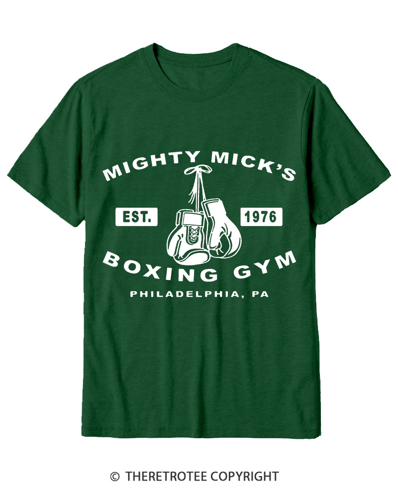 TheRetroTee Boxing Gym 1970s Cotton T-Shirt