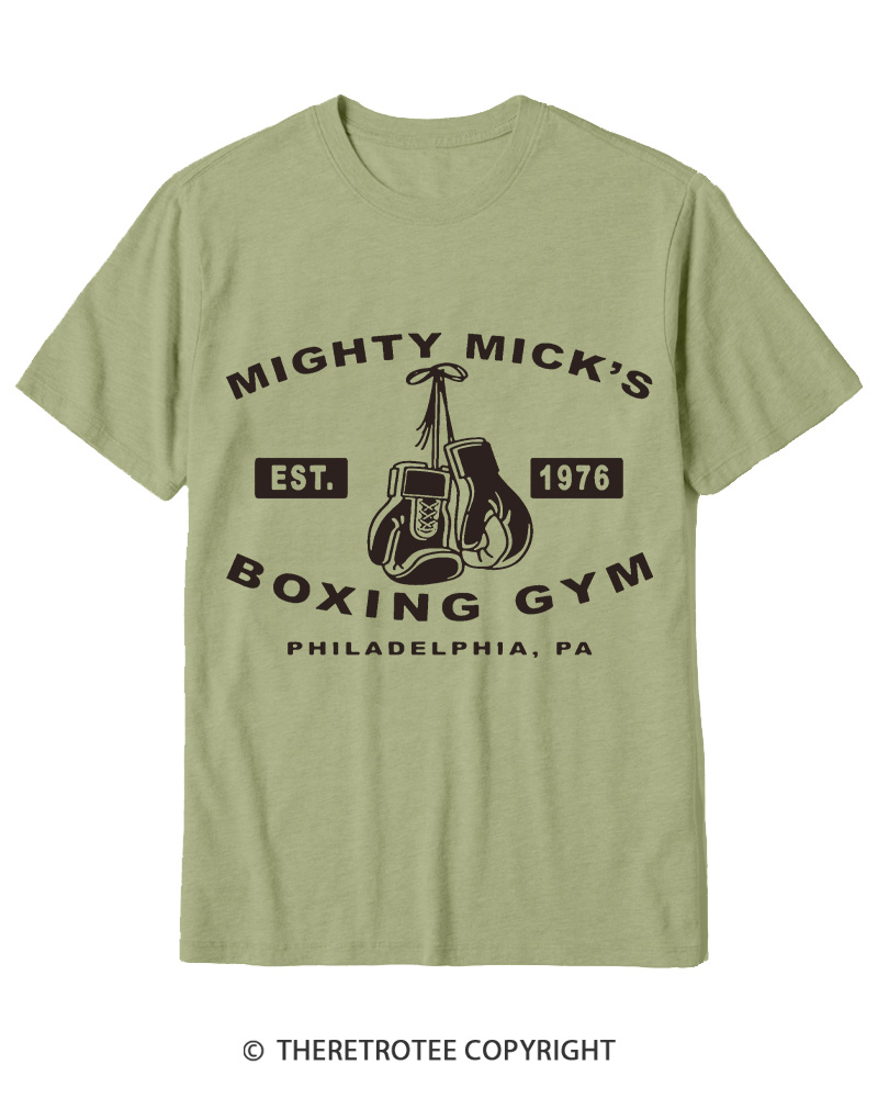 TheRetroTee Boxing Gym 1970s Cotton T-Shirt