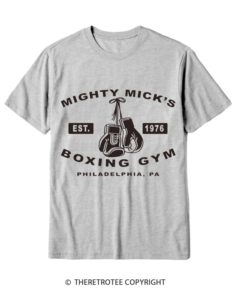 TheRetroTee Boxing Gym 1970s Cotton T-Shirt