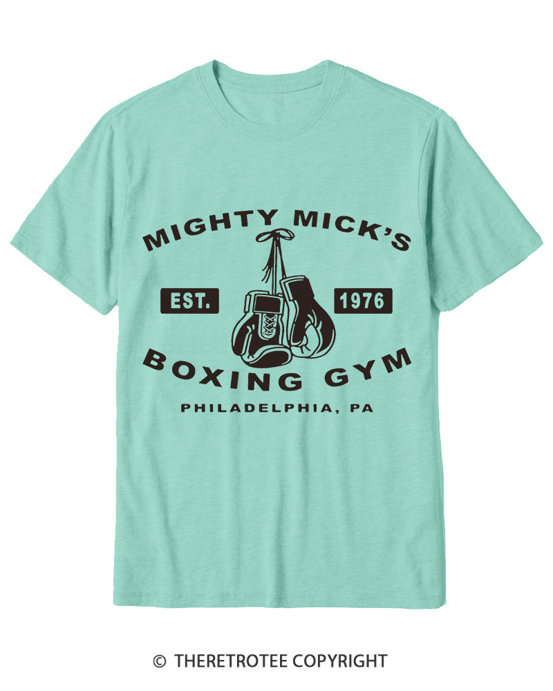 TheRetroTee Boxing Gym 1970s Cotton T-Shirt