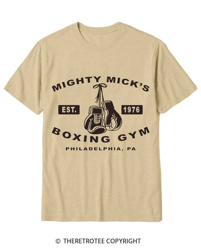 TheRetroTee Boxing Gym 1970s Cotton T-Shirt