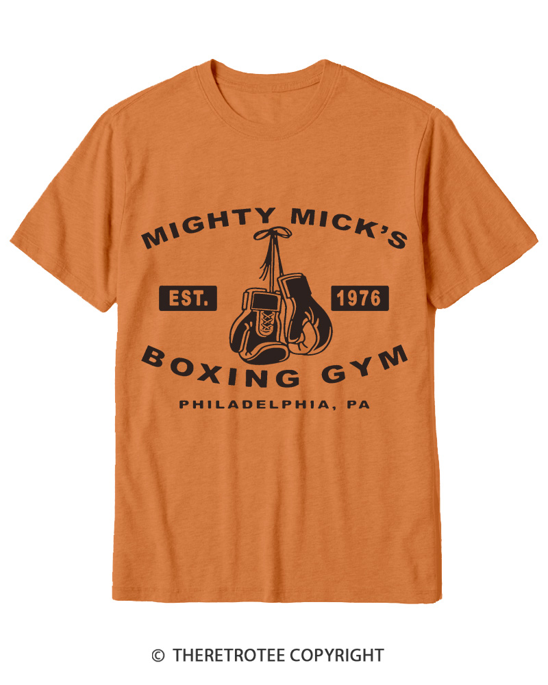 TheRetroTee Boxing Gym 1970s Cotton T-Shirt