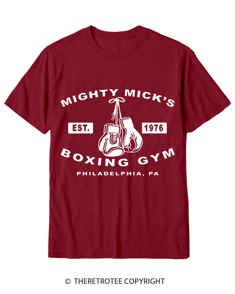 TheRetroTee Boxing Gym 1970s Cotton T-Shirt