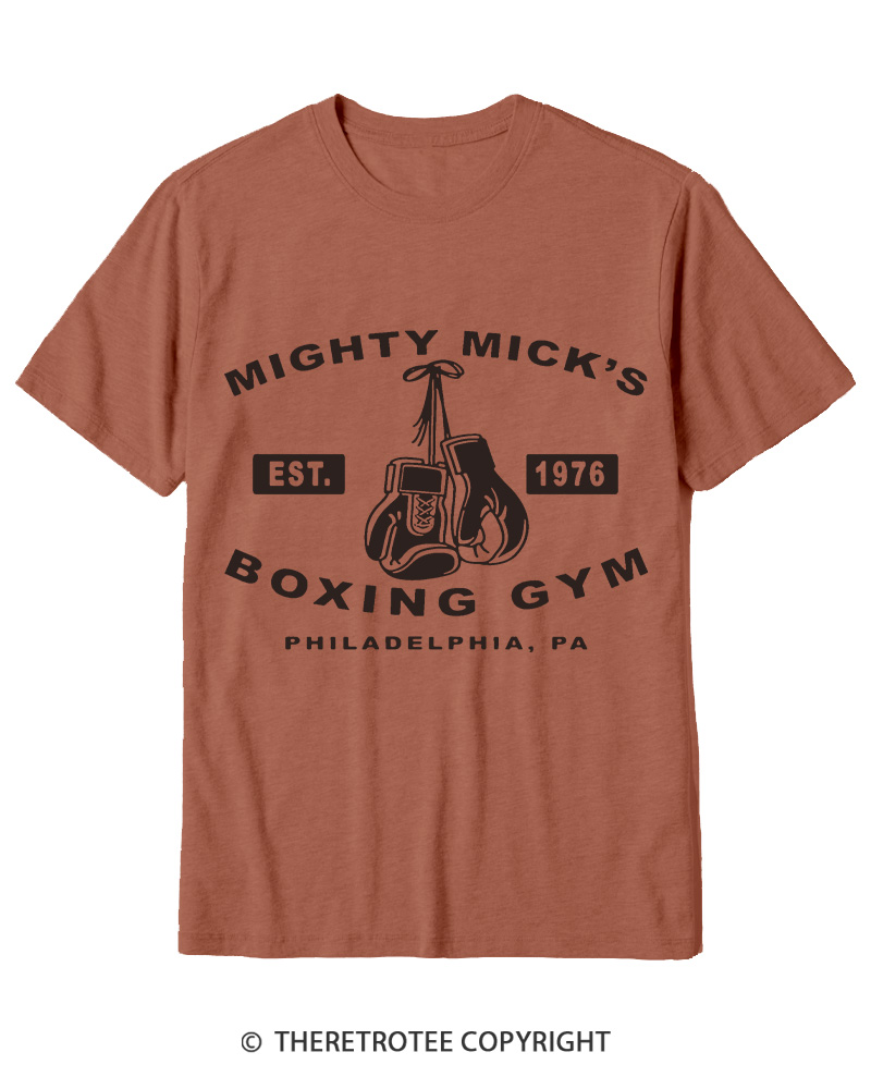 TheRetroTee Boxing Gym 1970s Cotton T-Shirt