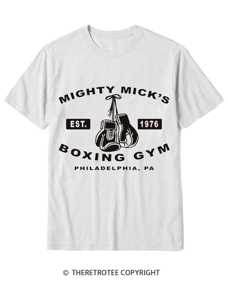 TheRetroTee Boxing Gym 1970s Cotton T-Shirt