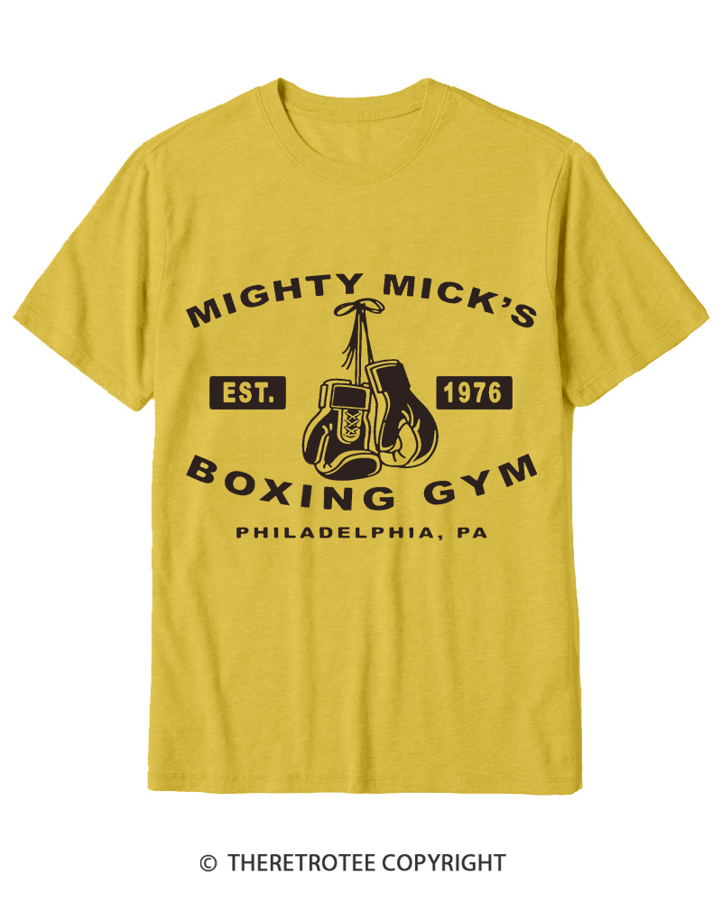 TheRetroTee Boxing Gym 1970s Cotton T-Shirt