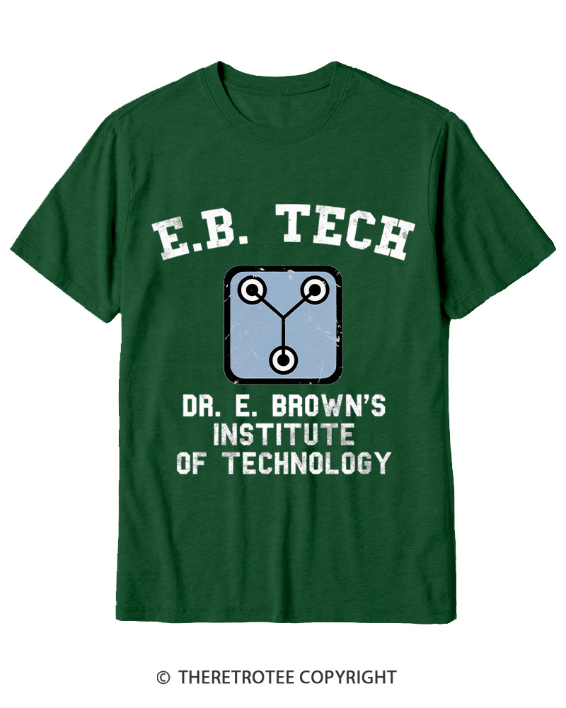 TheRetroTee East Bay Tech Institute of Technology 1980s Cotton T-Shirt