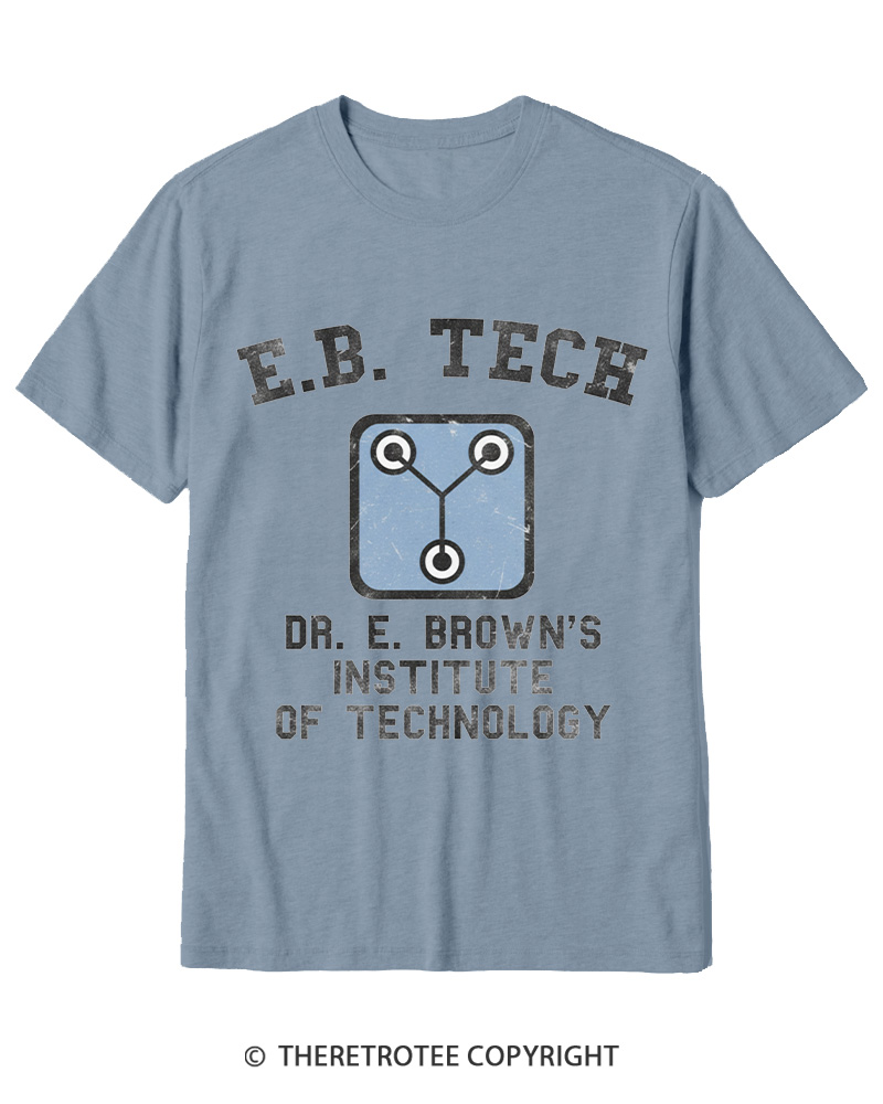 TheRetroTee East Bay Tech Institute of Technology 1980s Cotton T-Shirt