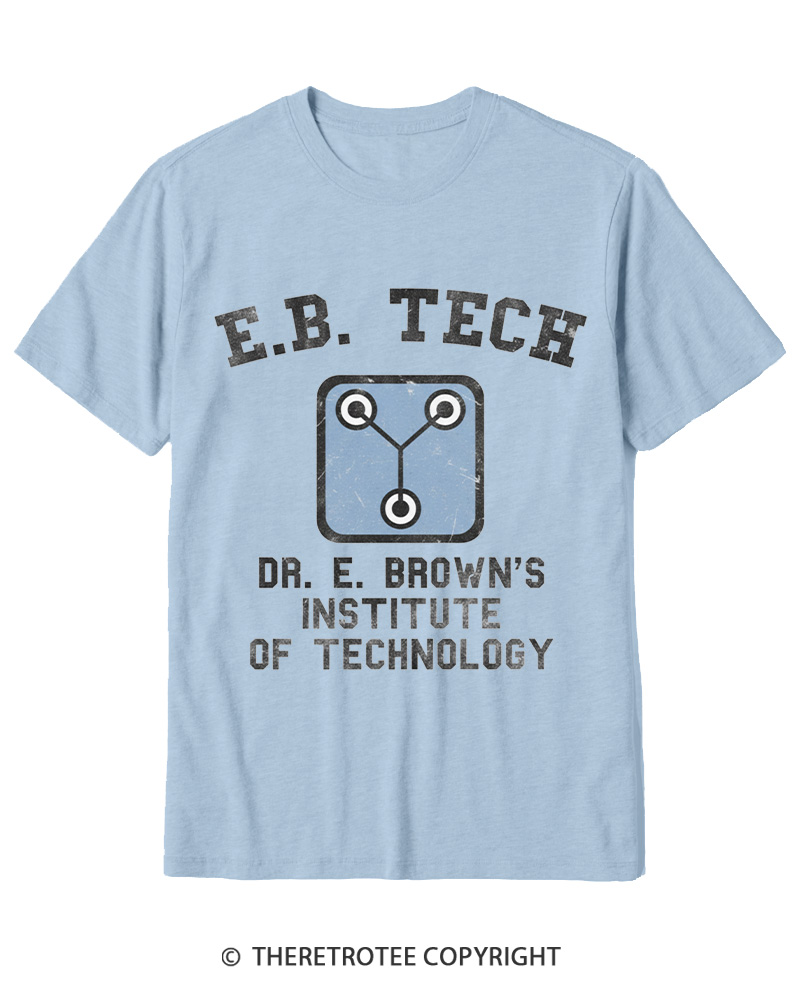 TheRetroTee East Bay Tech Institute of Technology 1980s Cotton T-Shirt