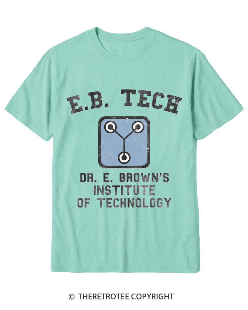 TheRetroTee East Bay Tech Institute of Technology 1980s Cotton T-Shirt