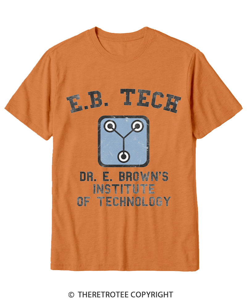 TheRetroTee East Bay Tech Institute of Technology 1980s Cotton T-Shirt