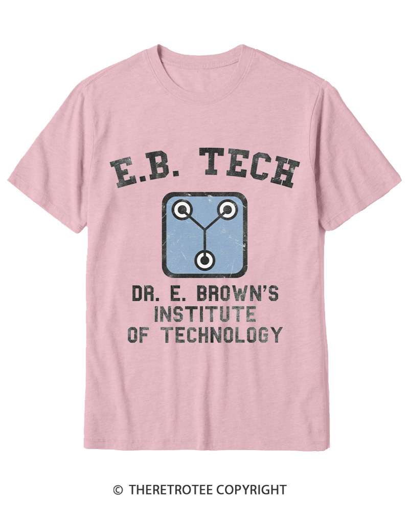 TheRetroTee East Bay Tech Institute of Technology 1980s Cotton T-Shirt