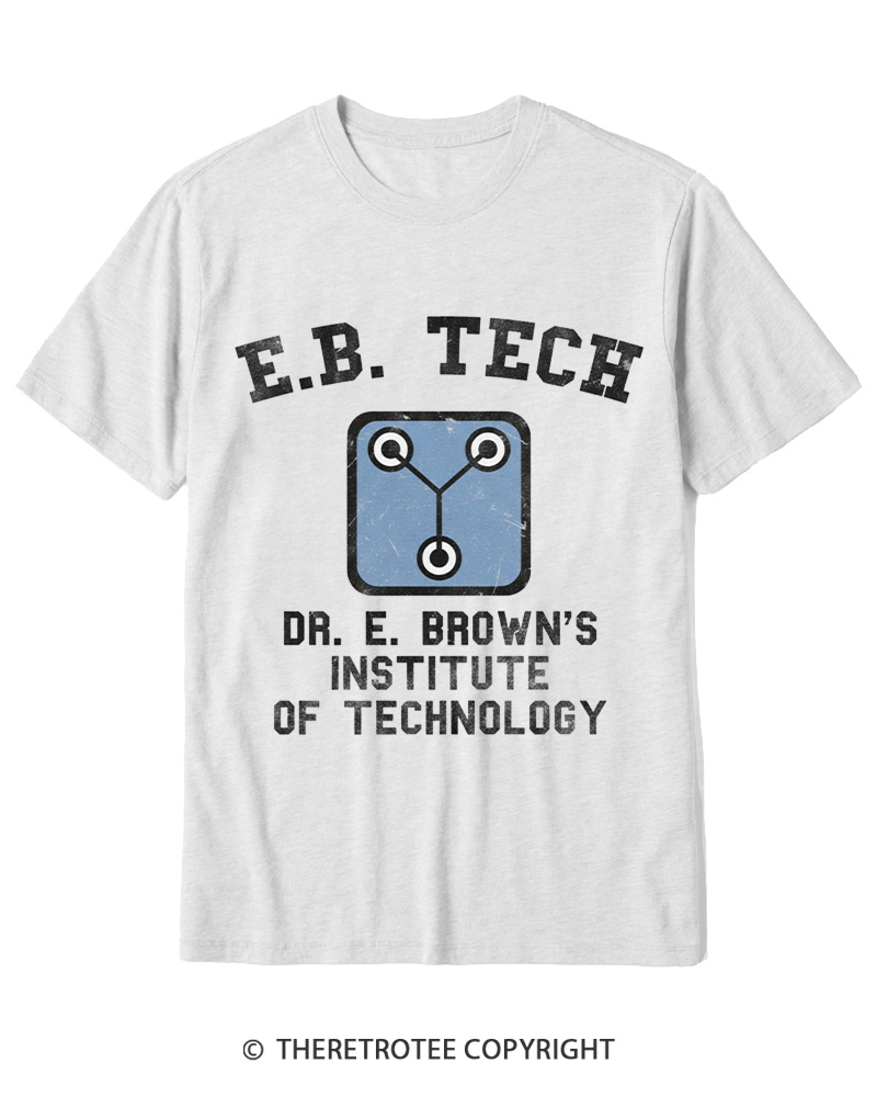 TheRetroTee East Bay Tech Institute of Technology 1980s Cotton T-Shirt