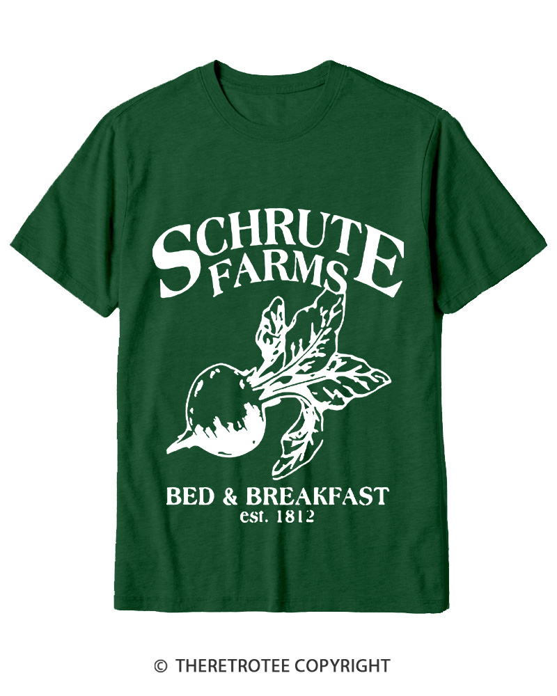 TheRetroTee Beetwood Acres Family Farm 2000s Cotton T-Shirt