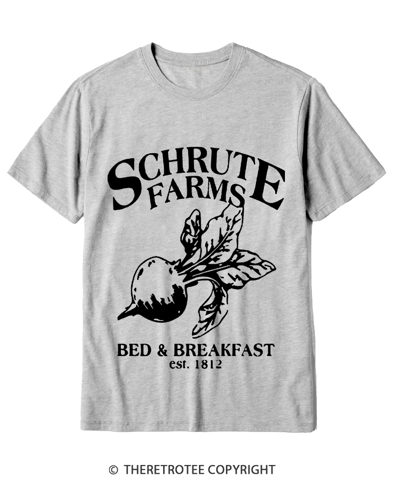 TheRetroTee Beetwood Acres Family Farm 2000s Cotton T-Shirt