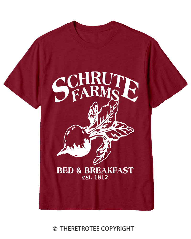 TheRetroTee Beetwood Acres Family Farm 2000s Cotton T-Shirt