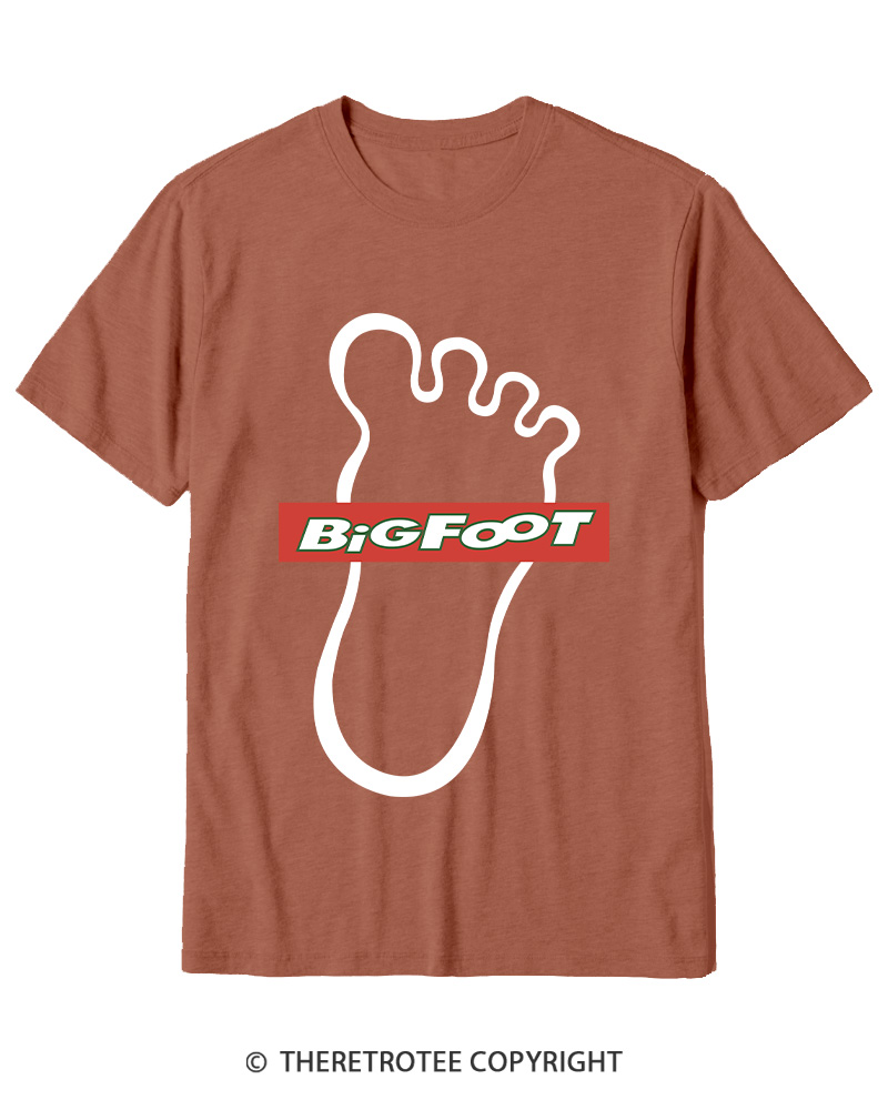 TheRetroTee Bigfoot Food Stores 1980s Cotton T-Shirt