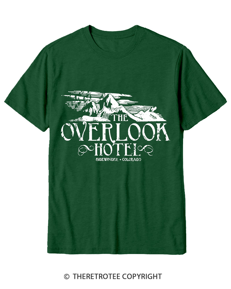 TheRetroTee The Overlook Hotel 1980 Cotton T-Shirt