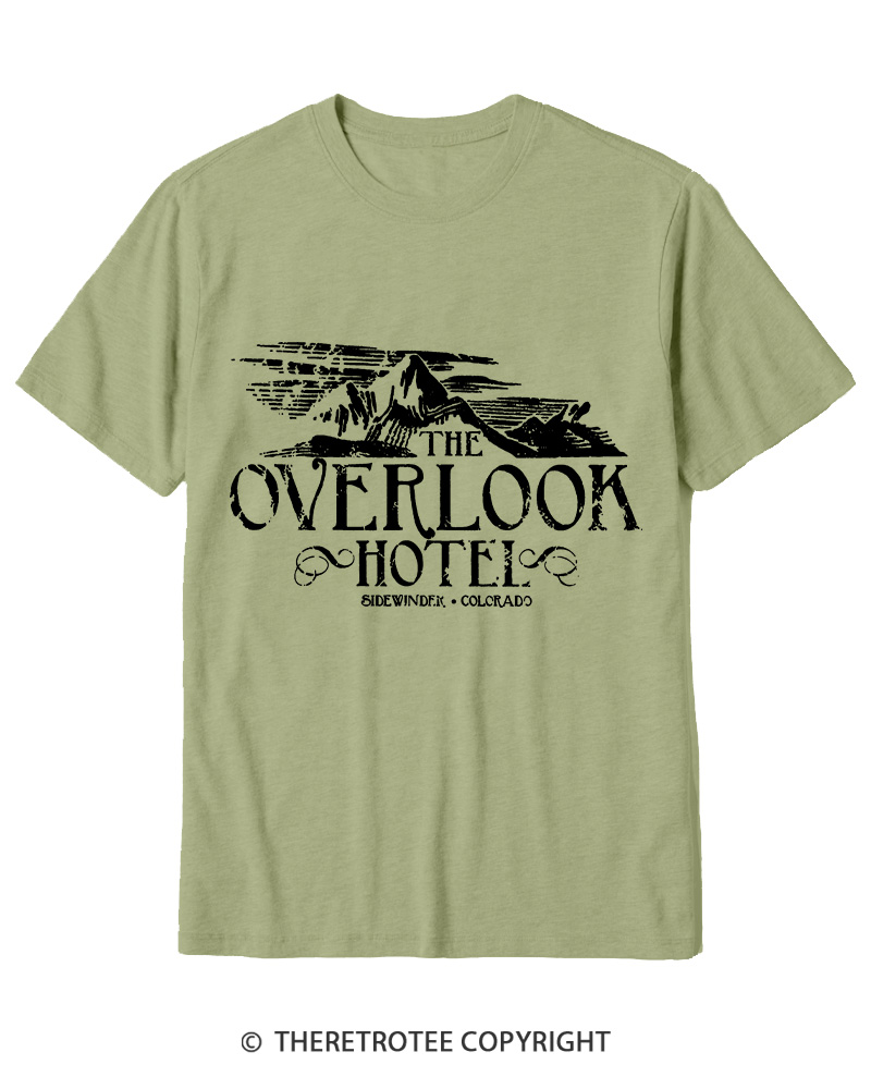 TheRetroTee The Overlook Hotel 1980 Cotton T-Shirt