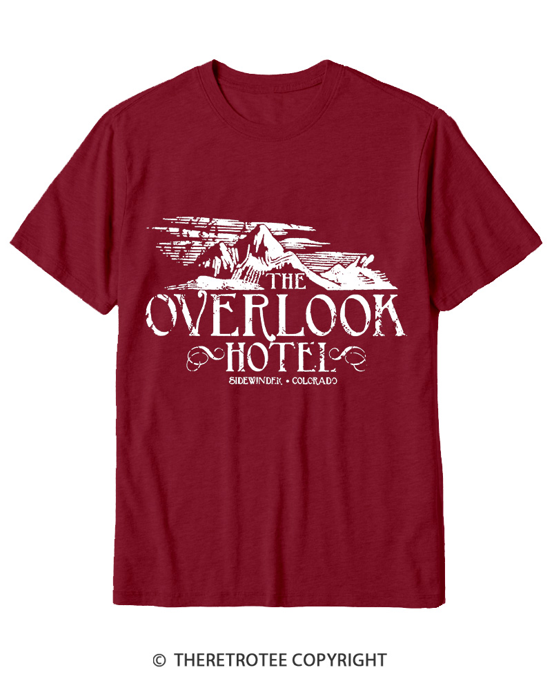 TheRetroTee The Overlook Hotel 1980 Cotton T-Shirt
