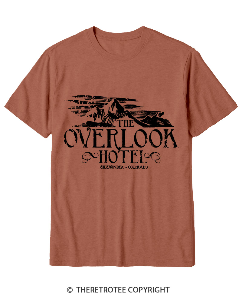TheRetroTee The Overlook Hotel 1980 Cotton T-Shirt